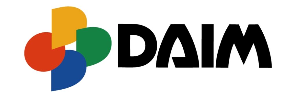 daim logo white
